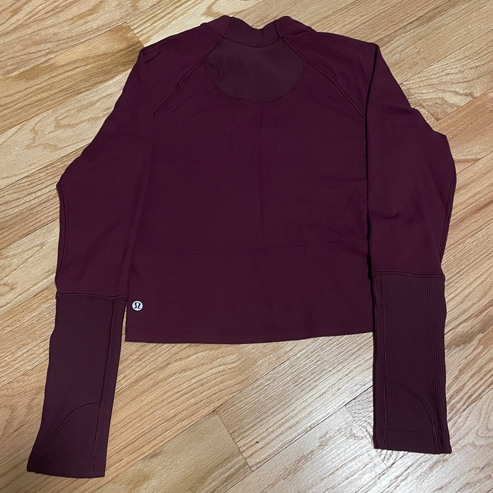 It's Rulu Run Cropped Half Zip - Picture 4 of 4